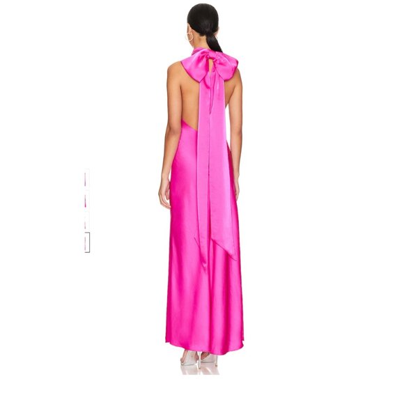 Evianna Satin Gown MISHA | Size Large (US 8-10) - Picture 5 of 13